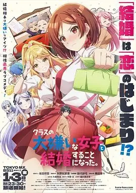 【日漫】我和班上最讨厌的女生结婚了。 (2025) 日本动画-土拨鼠网盘库