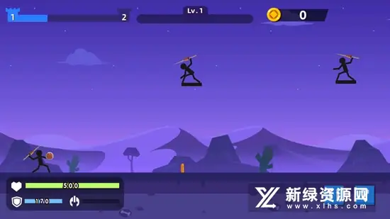 【闯关】火柴人神射手_免广告_无限内购.apk-土拨鼠网盘库